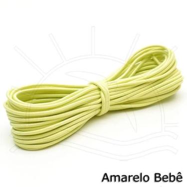 Imagem de Elástico Roliço Colorido nº 15 (2,8mm) - 10 metros - São José, Amarelo