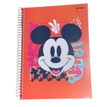 Imagem de Caderno espiral universitário mickey c/ 80 folhas - jandaia