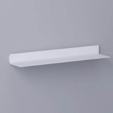 Imagem de Prateleiras emissoras de luz, prateleiras de liga de alumínio LED suporte de exibição de parede para sala de estar moderno minimalista luminoso estante de parede divisórias de parede de ferro (cor