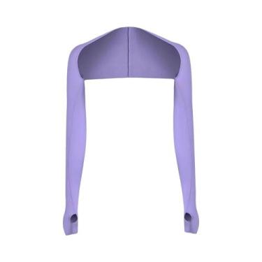 Imagem de Luvas Esportivas De Seda Com Proteção UV Para Braços E Pescoço, Ideais