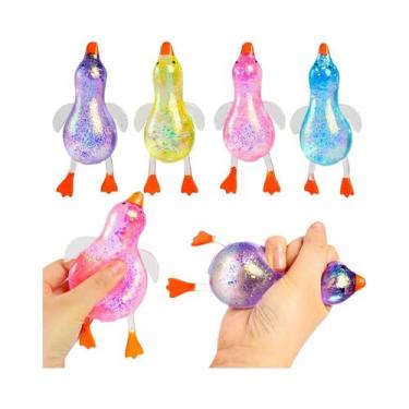 Imagem de Brinquedo Antiestresse Infantil Aurora Maltose Duck Pinch, Bola De Ape