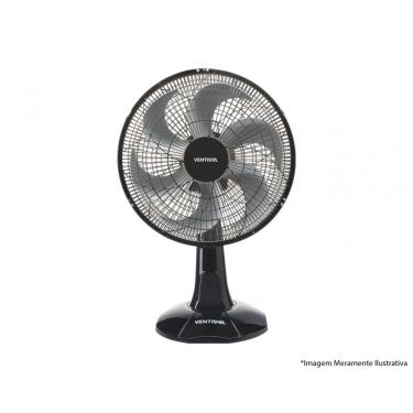 Imagem de Ventilador Mesa Turbo Preto 6 Pas 30Cm 52W 127V