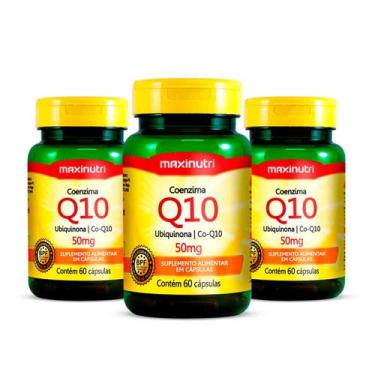Imagem de Kit 03 Coenzima Q10 50Mg Com 60 Capsulas Maxinutri