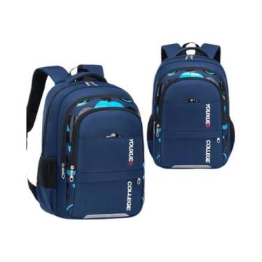 Imagem de Mochila Escolar Impermeável Para Meninos Adolescentes, Bolsa Para Cria