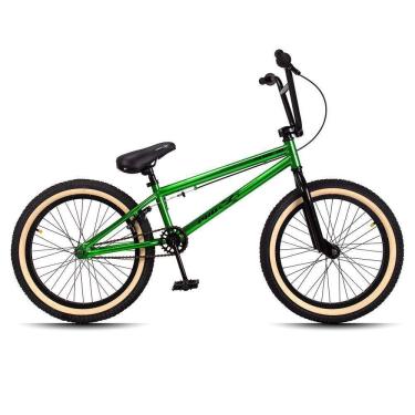 Imagem de Bicicleta Aro 20 Bmx Catraca K7 Cog 9 Pçs Aço Hi-ten Gap P03 Verde Limão - D`rossi
