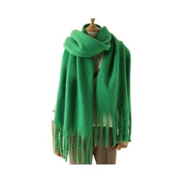 Imagem de Cachecóis De Caxemira Femininos De Inverno 2025: Manta Pashmina Luxuos