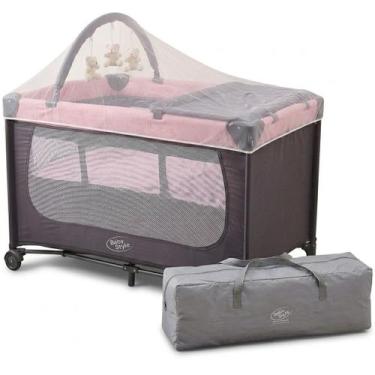 Imagem de Berço de Bebê Cercado Joly Infantil com Trocador Mobile Mosquiteiro e 