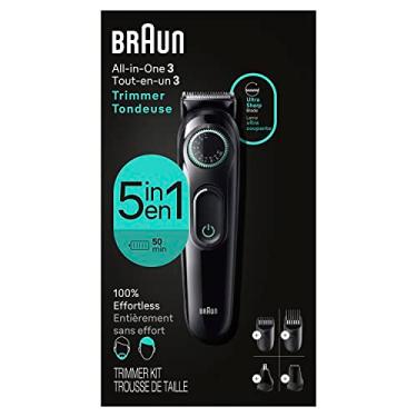Imagem de Braun Kit de estilo multifuncional Série 3 3450, aparador 5 em 1 para homens com aparad...