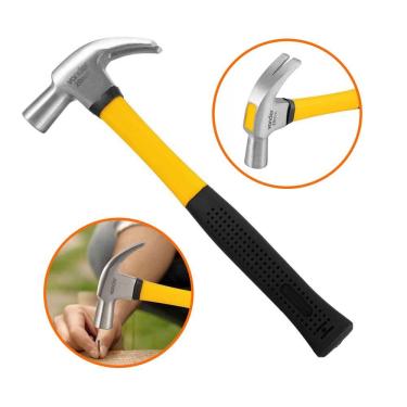 Imagem de Martelo Unha Profissional 20mm Com Cabo de Fibra Resistente Emborrachado - Vonder 3589020000