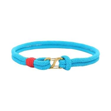 Imagem de Pulseira De Corda De 3mm Com Fecho De Escalada Destacável Feita À Mão 