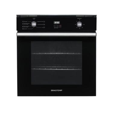 Imagem de Forno de Embutir Elétrico Brastemp 84 Litros Preto com Convecção e Tim