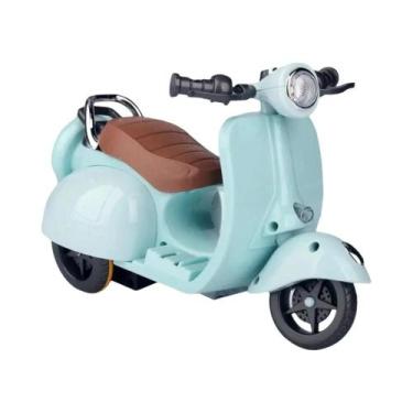 Imagem de Mini Moto Elétrica Infantil Para Bonecas Estilo Labubu - Carrinho De B