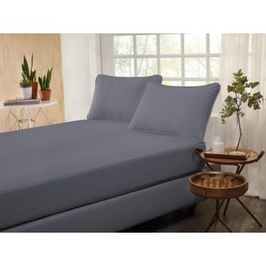 Imagem de Lençol Solteiro 88x188x25cm c/elástico 100% Algodão-Malha / Avulso - C