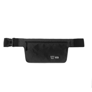 Imagem de Cinto de Corrida Pochete Celular Slim Cor:Preto - WON, Preto