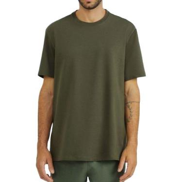 Imagem de Camiseta Masculina Hering Cotton Comfort Verde - 0227NA, Verde, XG