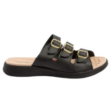 Imagem de Tamanco Modare Feminino Conforto Ajustável, Preto, 36