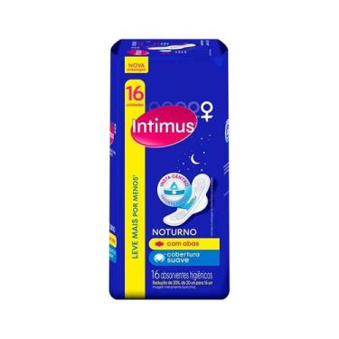 Imagem de Absorvente Intimus Gel Noturno Suave com Abas - 16 Unidades