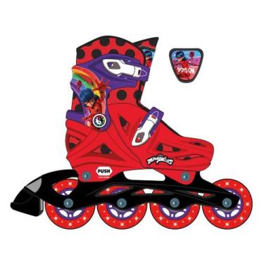 Imagem de Patins In-line Miraculous 35-38 - Multikids, Colorido, 35 ao 38