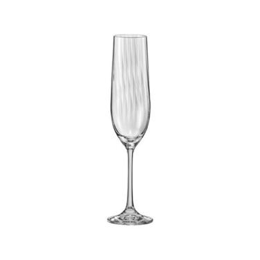 Imagem de Taça Para Espumante Dream 190 ml Cristal Transparente Textura Linear L