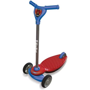 Imagem de Patinete Spider 3 Rodas com Rodas Emborrachadas Freio Eficiente Haste Metal Maral