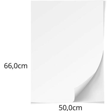 Imagem de Papel Cartolina Scrity Escolar 140g 50x66cm Pacote com 100 Unidades Branco