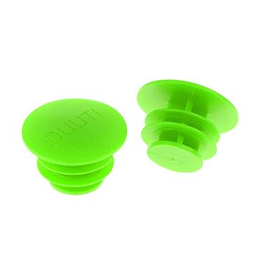 Imagem de Amagogo Road Bike Guiador Bar Tampões Extremidade Grips End Plugs Stopper S, Verde