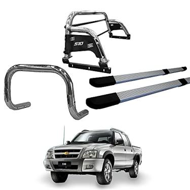 Imagem de Kit Quebra Mato+Sant Ant+Estr Original-S10 94/2011 Cromo C/D