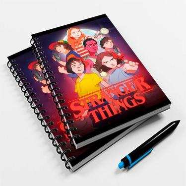 Imagem de Caderno Universitário 96fls Stranger Things Mod.01
