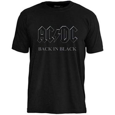 Imagem de Camiseta AC/DC Back In Black Cor:Preto;Tamanho:G
