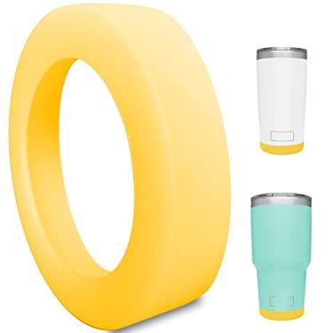 Imagem de Silicone Boot Sleeve for YETI Tumbler 20oz 30 oz- Safer Protection and Less Noise for Coffee Mug Cup 30 oz 20 oz - Dishwasher Safe