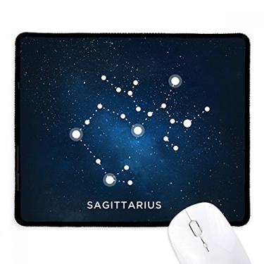 Imagem de Sagittarius Constellation Zodíaco Mousepad Tapete de borracha para jogos