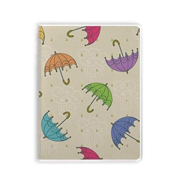 Imagem de Diário de capa macia para caderno de chuva, chuva, capa de goma