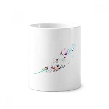 Imagem de Leaf Fire Balloon Hat Câmera Aquarela Pintura Escova de Dentes Suporte Caneca, Suporte de Cerâmica