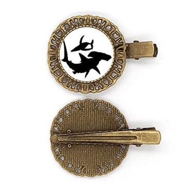 Imagem de Grampo de cabelo Shark Whale Group Swimng grampo para cabelo