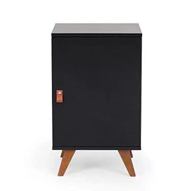 Imagem de Modulo Simples 1 Porta Play Artemobili Preto/garapa