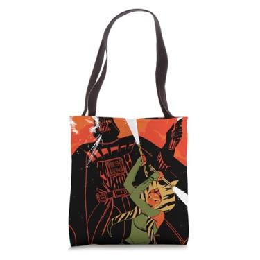 Imagem de Star Wars Rebels Ahsoka Tano and Darth Vader Duel Tote Bag