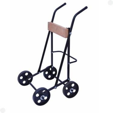 Imagem de CARRINHO PARA MOTOR DE POPA PRETO 4 RODAS
