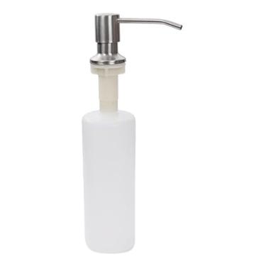 Imagem de Dispenser Dosador Detergente Sabonete Embutir Aço Inox Escovado 500ml
