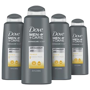 Imagem de Shampoo 2 em 1 Men+Care para coceira no couro cabeludo, 20,4 oz (4 unidades)