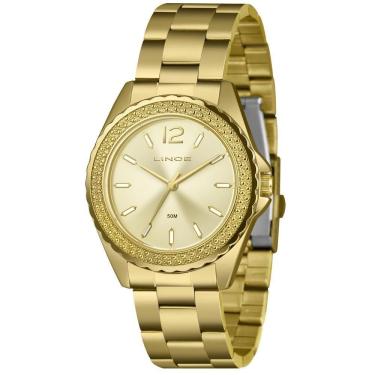 Imagem de Relógio Lince Feminino Ref: Lrg4780l40 C2kx Casual Dourado