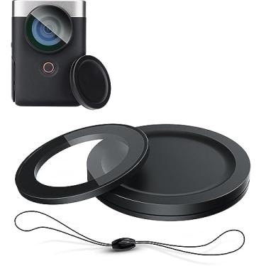 Imagem de Filtro de proteção UV L39 aderente para câmera Canon PowerShot V10 Vlog, 19 camadas, multirevestido, 9HD, filtro ultravioleta ultrafino, antirriscos para Canon V10, inclui tampa de lente de metal e