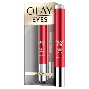 Imagem de Olay Rolo de tratamento para olhos com massagem de vitamina E para ajudar a reduzir o inchaço e despertar instantaneamente olhos cansados, 0,2 ml
