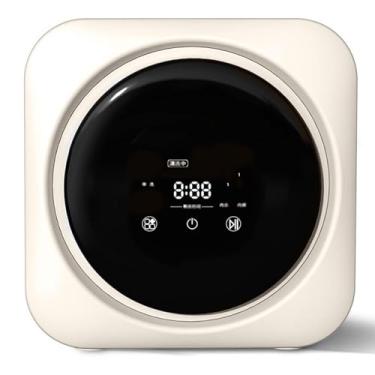 Imagem de EEYZD Máquina de lavar roupa íntima, mini meia pequena totalmente automática de 3,5 L, máquina de lavar portátil, lavadora elétrica compacta de parede com secador giratório, para lavanderia de