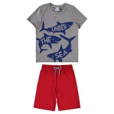 Imagem de Conjunto Menino Malwee Kids Estampado Camiseta/Bermuda-Masculino