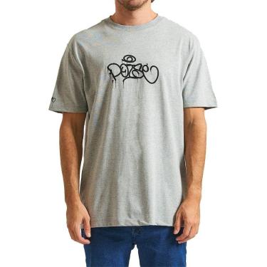 Imagem de Camiseta Hurley Bomb WT24 Masculina Mescla Cinza