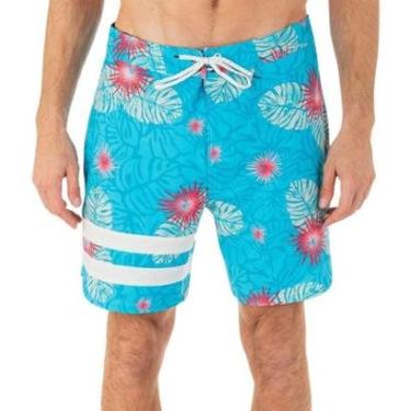 Imagem de Bermuda Hurley Phantom Eco Block Party 18" Blue-Unissex