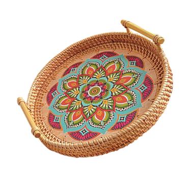 Imagem de Bandeja de café da manhã, mesa de café, pão, mesa de café, decoração, bandeja de comida, prato de servir, cozinha, bandeja de frutas, prato de comida, ovo cozido, pão, rattan doméstico/949