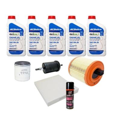 Imagem de Kit Troca de Óleo Cruze 1.4 16v Turbo Acima De 2016 - Acdelco + Higien
