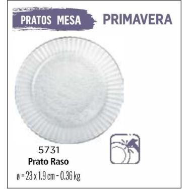 Imagem de Prato Primavera Prato Raso - Vidro 01uni - Duralex 
