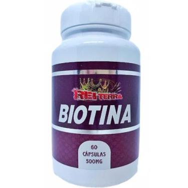 Imagem de 2 Biotina 60 Cápsulas 500mg - Rei Terra